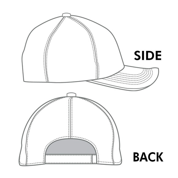 Bling Studded Mardi Gras Baseball Cap - Picture 3 of 3